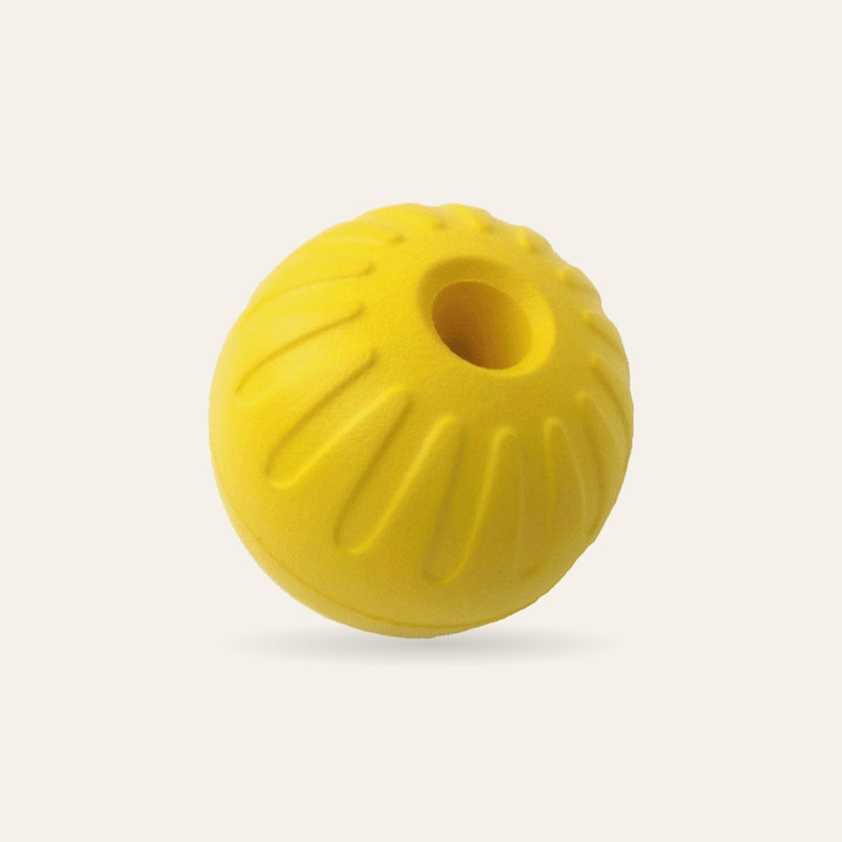 Balle jaune de 7 cm, sans corde