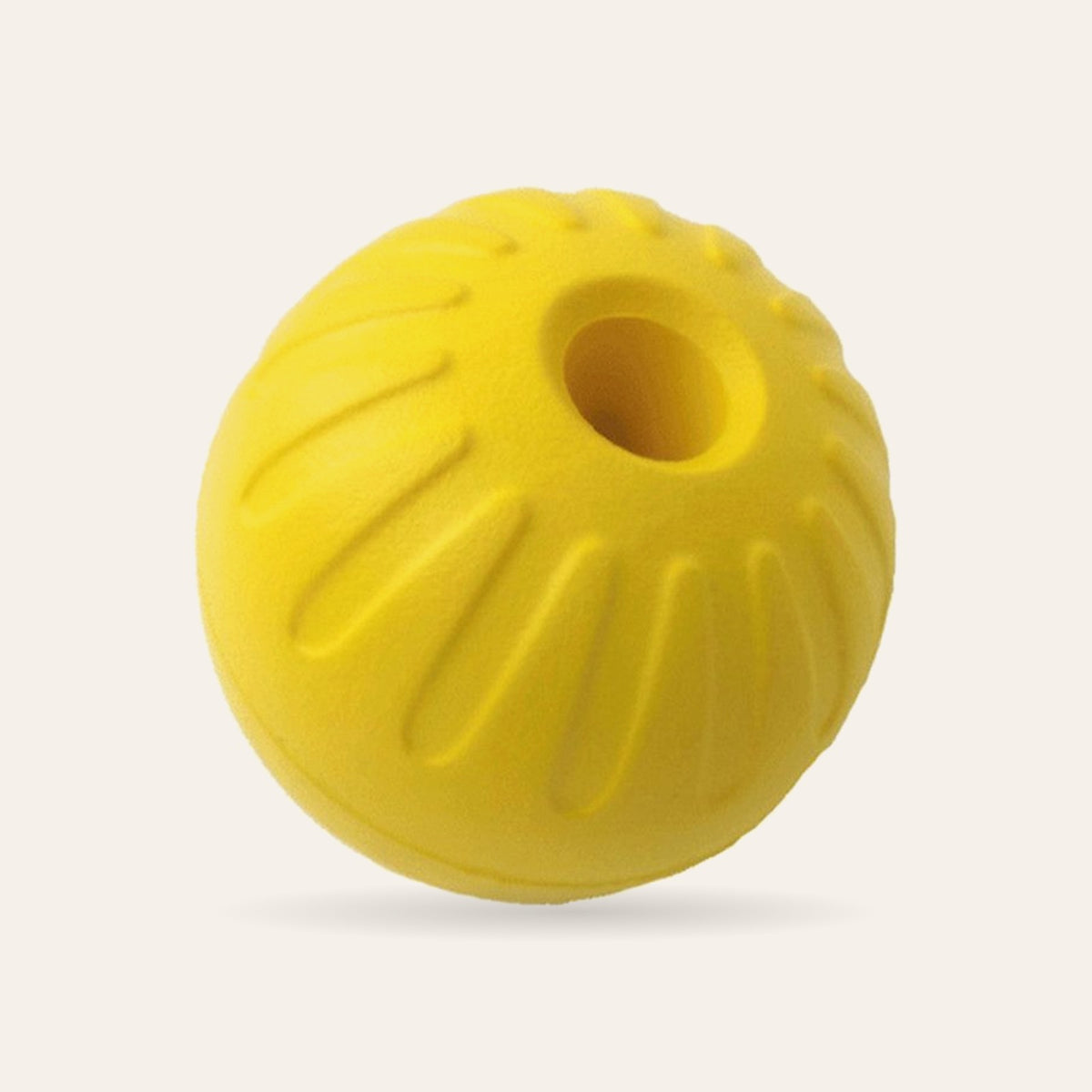 Balle jaune de 9 cm, sans corde