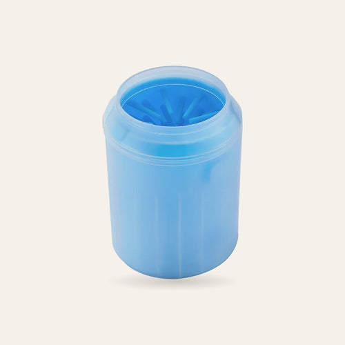 Nettoyeur de pattes en silicone, coloris bleu