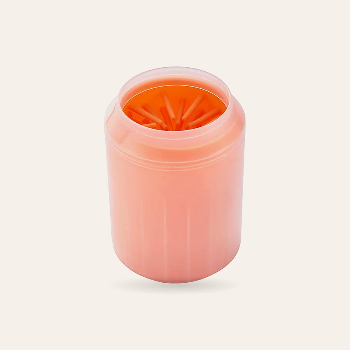 Nettoyeur de pattes en silicone, coloris orange